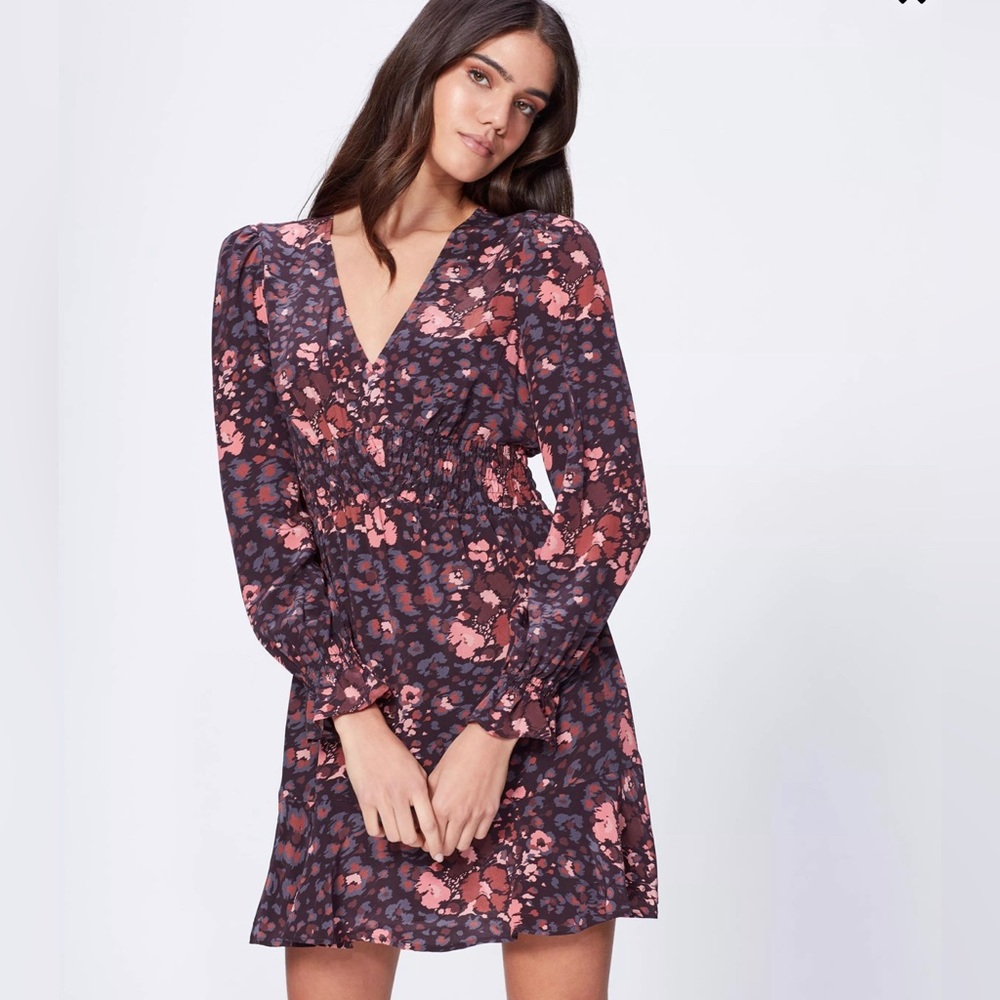 PAIGE Coriander Dress - Brown Coral